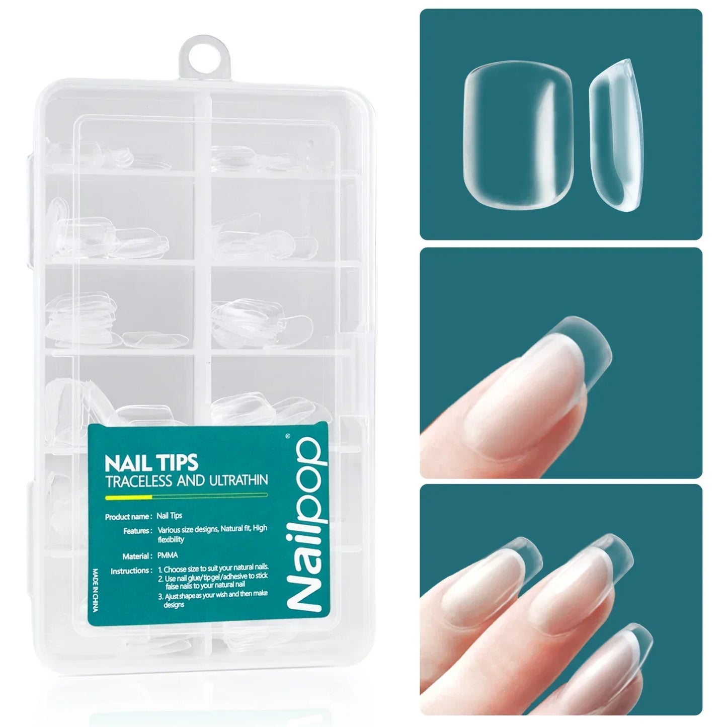 Nailpop 120 piezas/caja Gel X Nail de Wany Beauty
