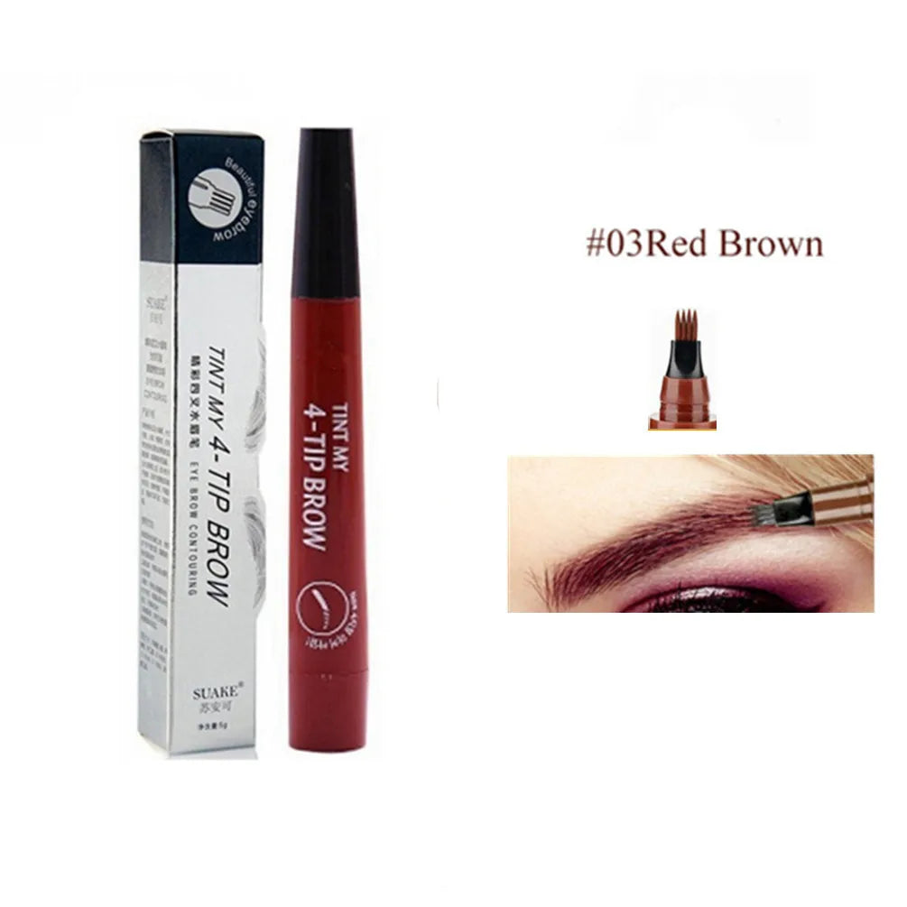 4D Microblading Eyebrow Pen 4 Forks by Wany Beauty