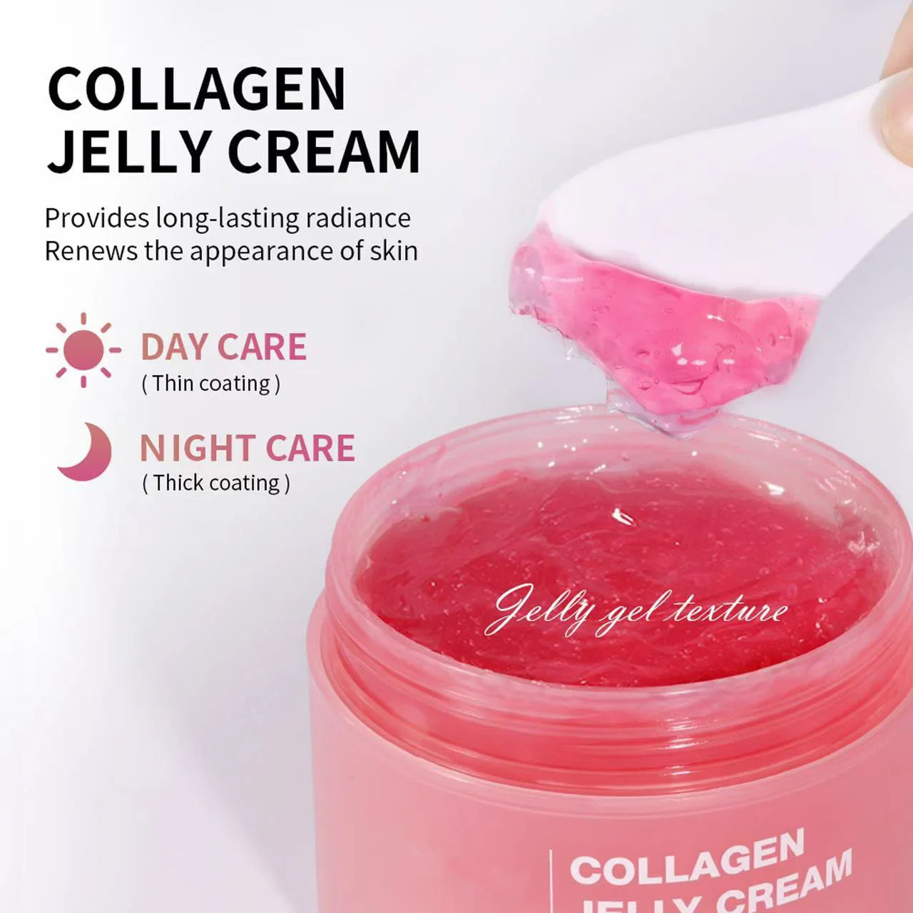 Crema facial reafirmante de colágeno Glow Skin con niacinamida y colágeno hidratante de Wany Beauty