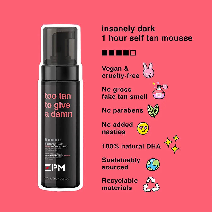 Self Tanning Mousse Sun Tanning Foam Self Tanner Dark