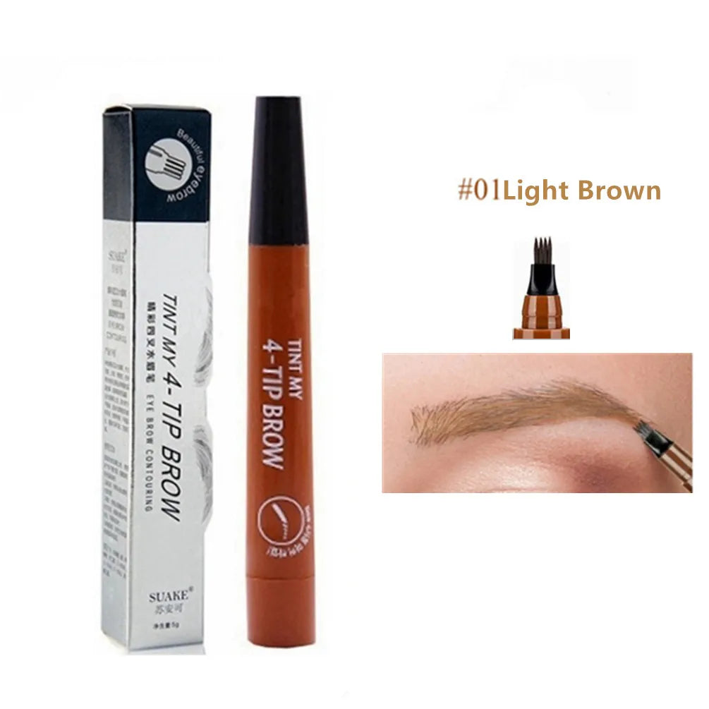 4D Microblading Eyebrow Pen 4 Forks by Wany Beauty