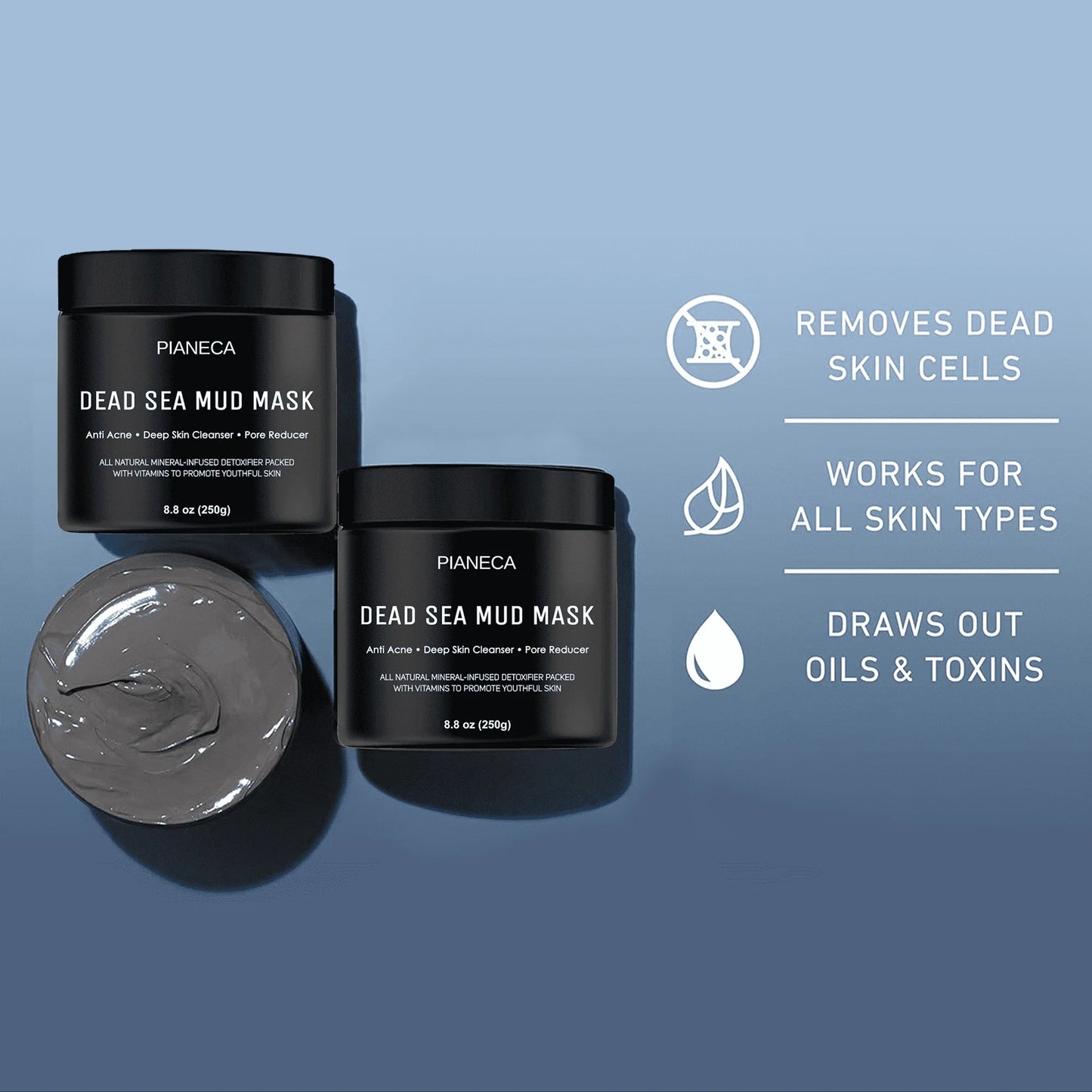 Mud Mask Pure Natural Organic Deep Facial Cleansing Mudpack by Wany Beauty