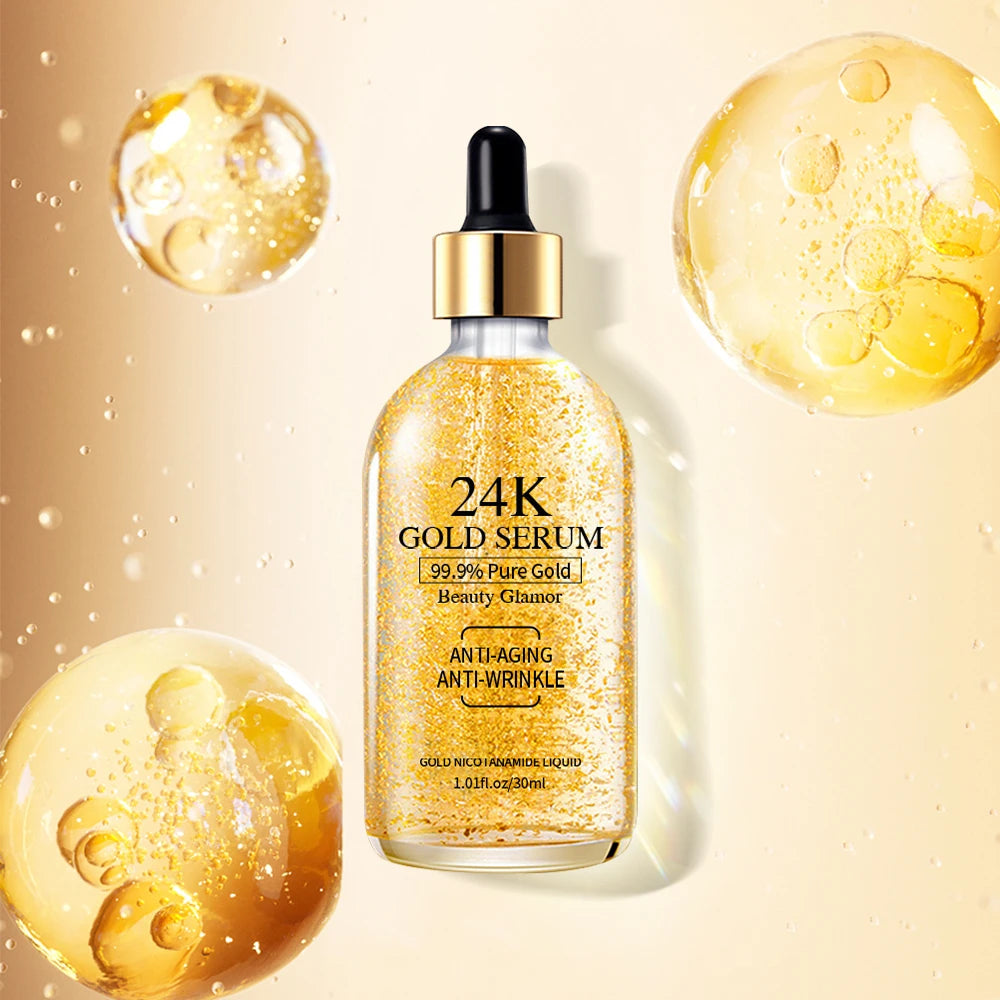 Golden Dream Sérum de Oro 24K Día - Niacinamida, Vitamina C, Vegan, Orgânico