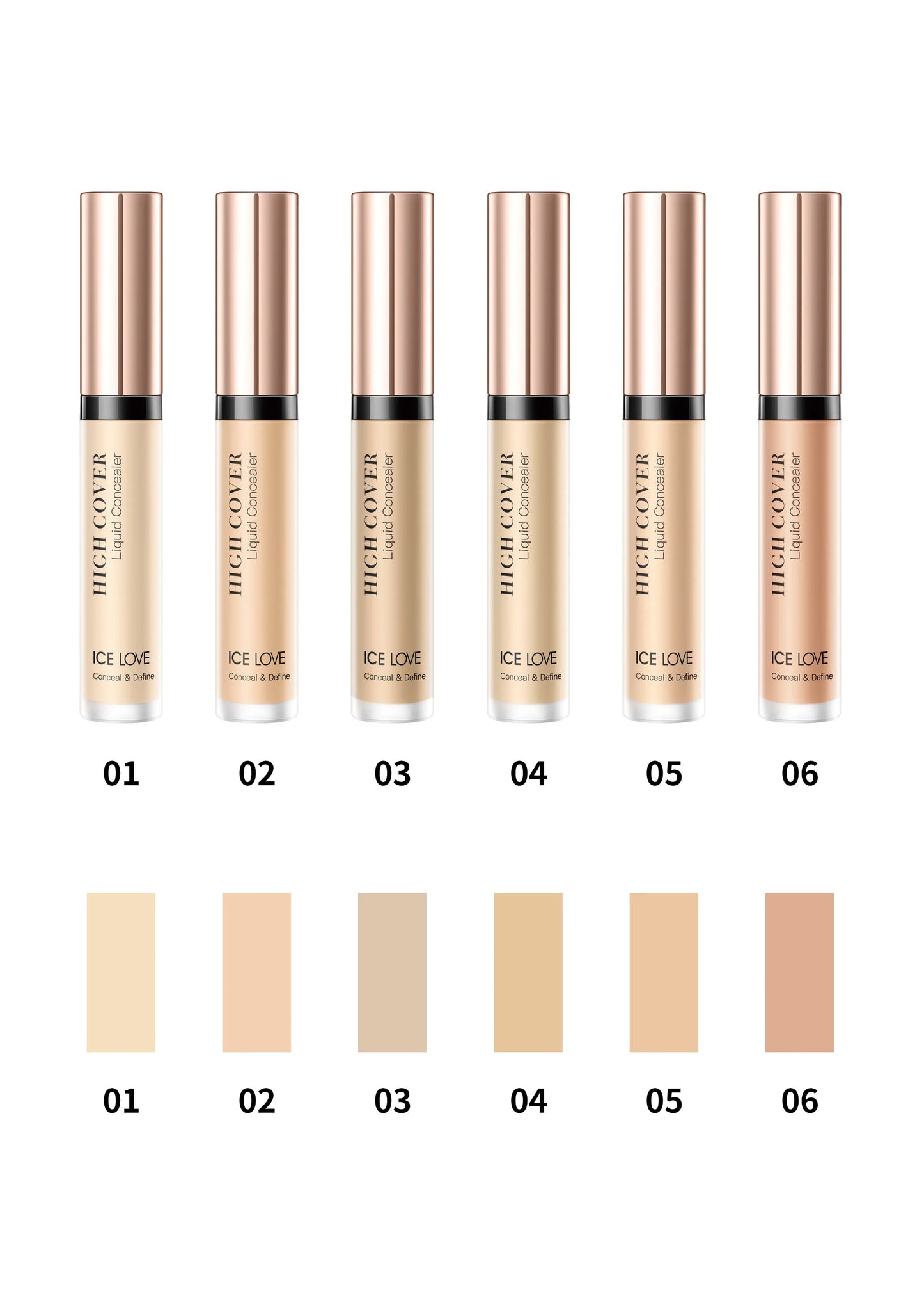 Corrector líquido de alta definición de calidad de Wany Beauty