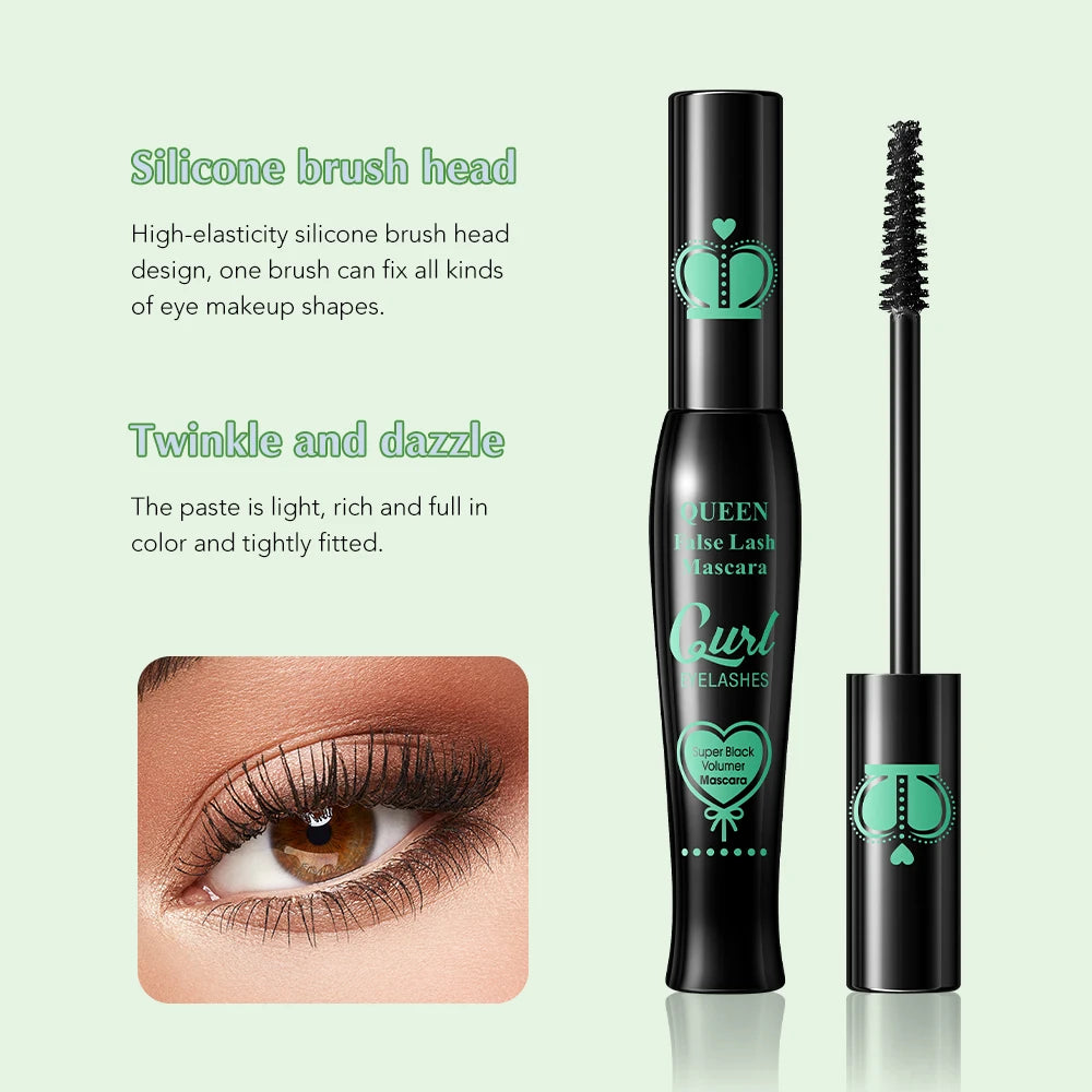 Jane Waterproof Long Lasting Thick Lengthening Curling Non Smudging Volumizing Makeup Eyelashes Mask by Wany Beauty