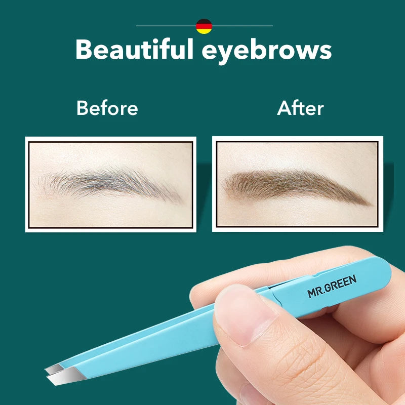 MR.GREEN  Eyebrow Tweezer Colorful by Wany Beauty