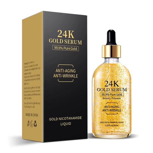 Golden Dream Sérum de Oro 24K Día - Niacinamida, Vitamina C, Vegan, Orgânico