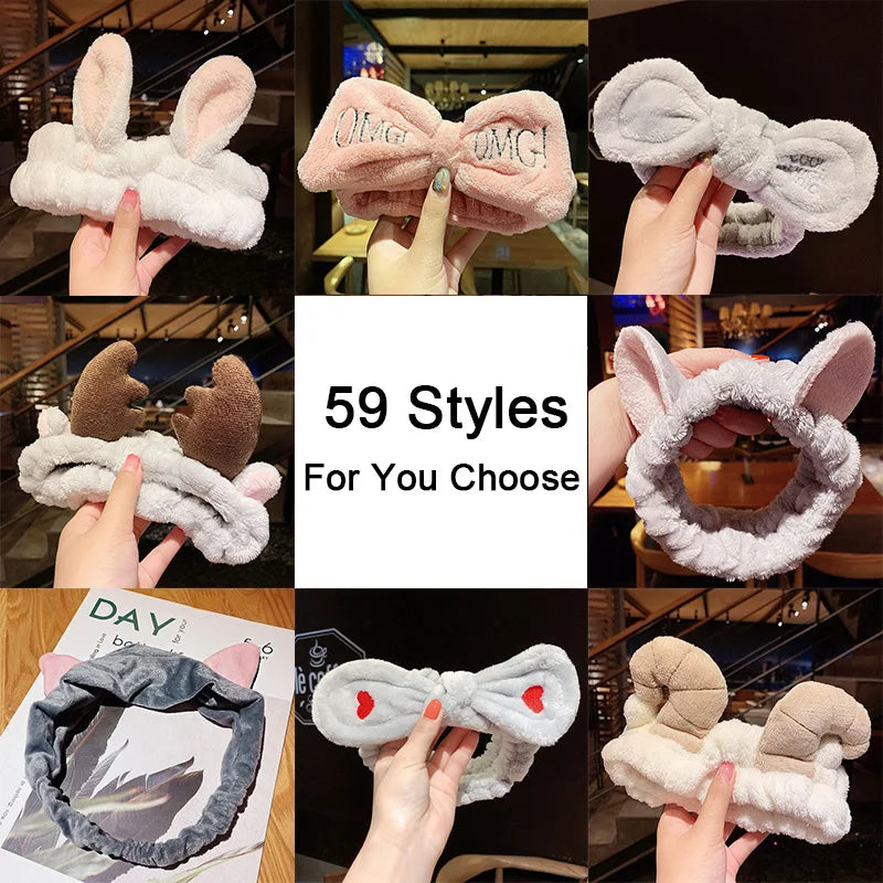 Wash Face Hair Holder Hairbands Soft by Wany Beauty