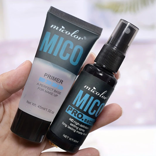 Makeup Set Of Makeup Primer + Setting Spray, Invisible Pore by Wany Beauty