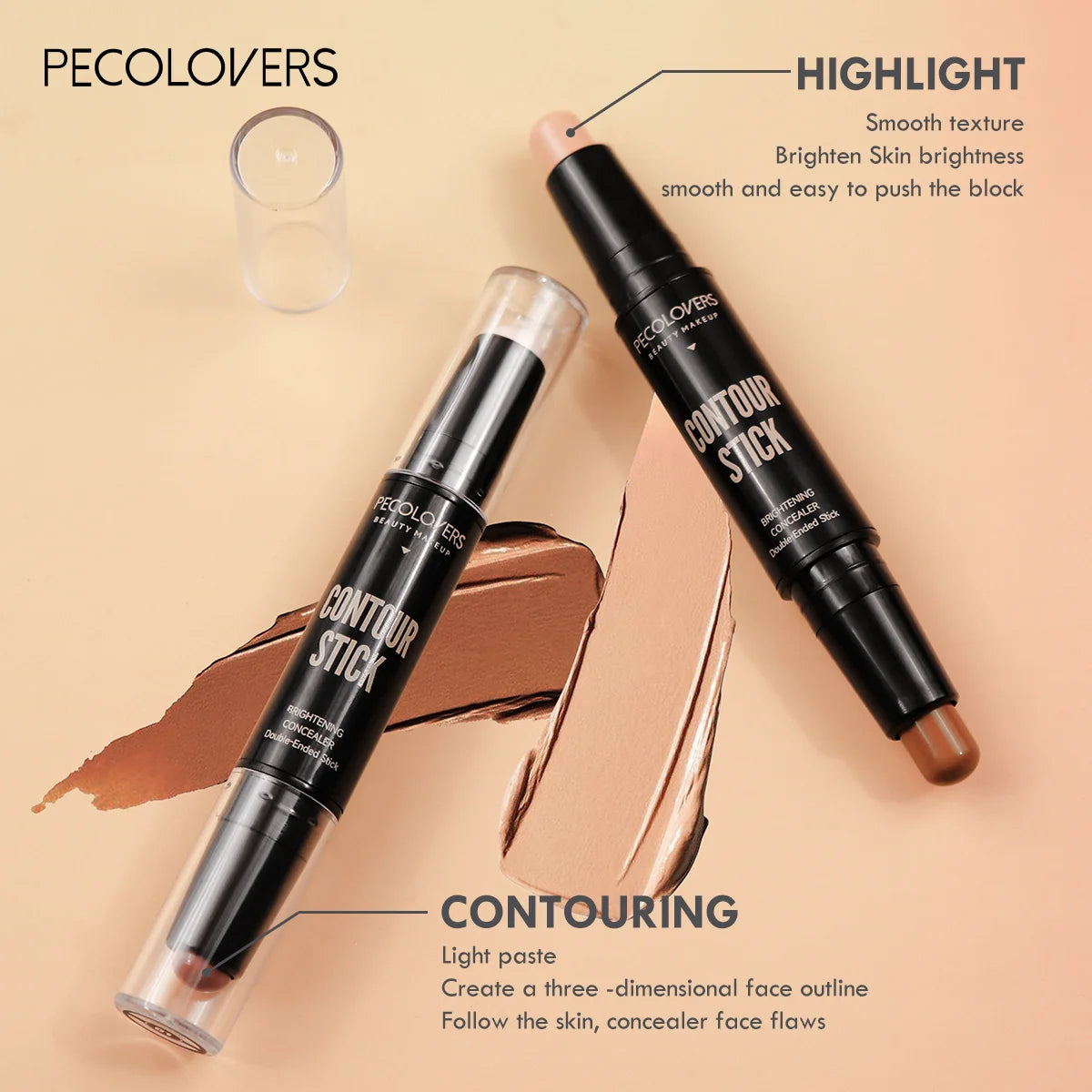 Contouring Stick with Double-headed by Wany Beauty