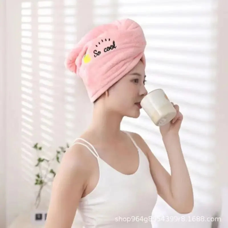 Rapid Dry Towel for Hair Microfiber Towels Anti Frizz by Wany Beauty