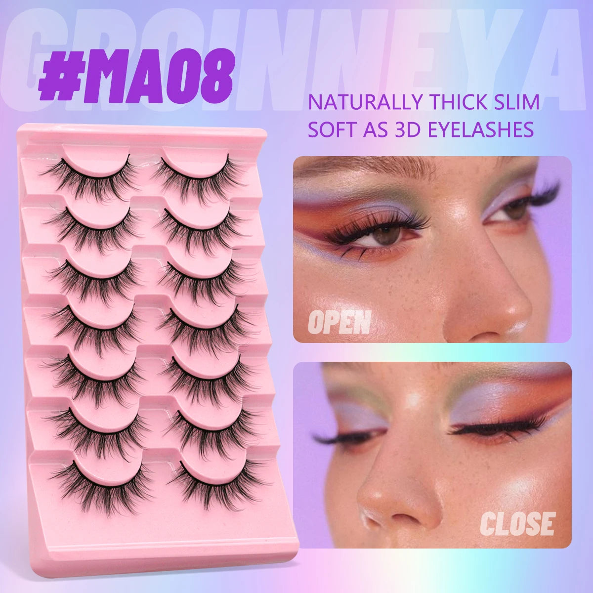 Natural Lashes GROINNEYA 3D by Wany Beauty