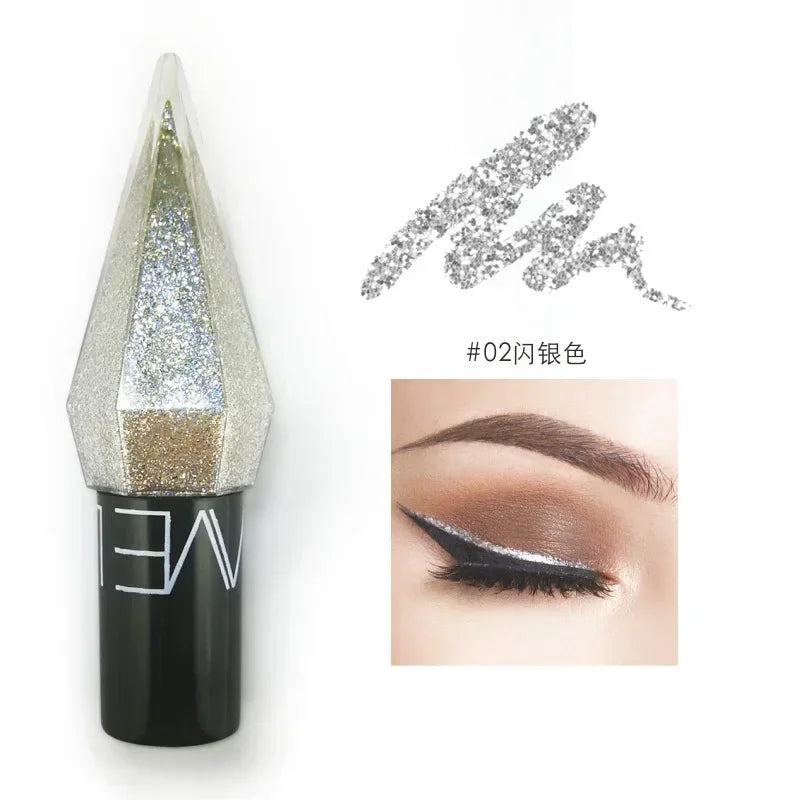 Diamond Shiny Eye Liners Eyeshadow Waterproof by Wany Beauty