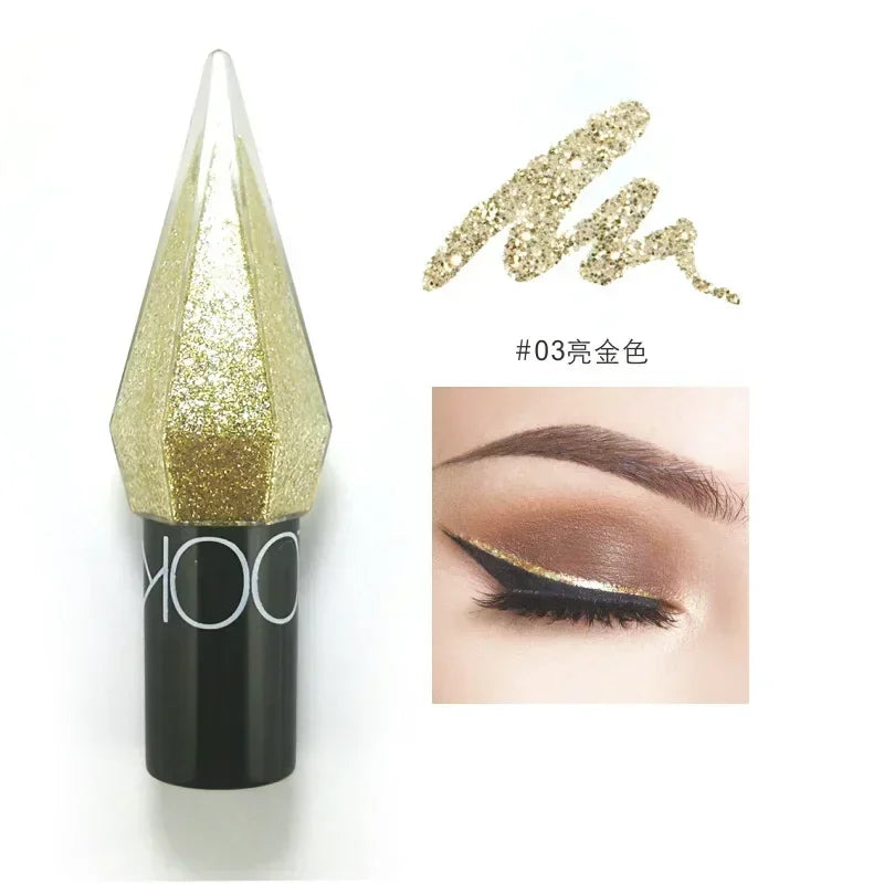 Diamond Shiny Eye Liners Eyeshadow Waterproof by Wany Beauty