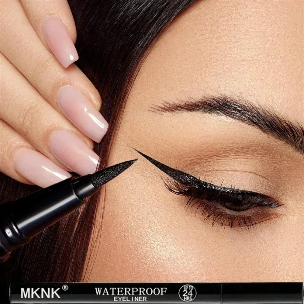 Long-lasting hard-tipped gel eye ultra-fine waterproof black by Wany Beauty
