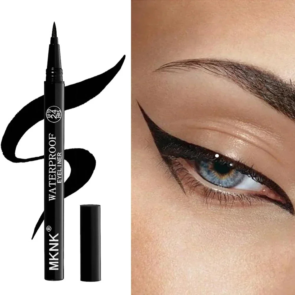 Long-lasting hard-tipped gel eye ultra-fine waterproof black by Wany Beauty