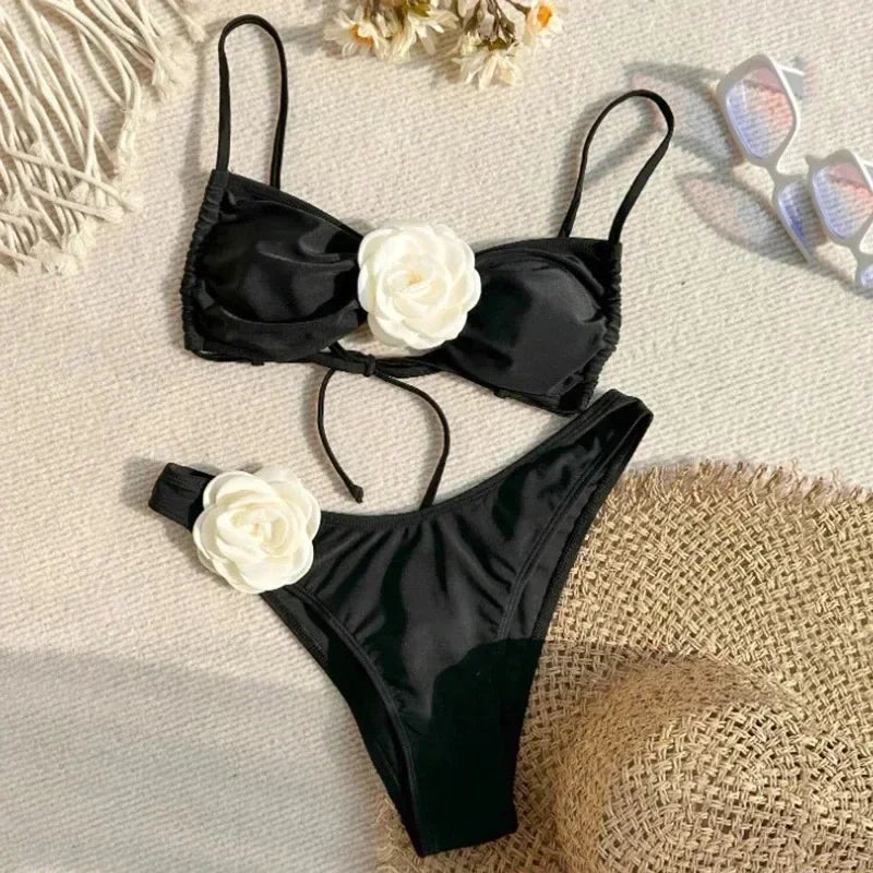Bikini Camelia Noir