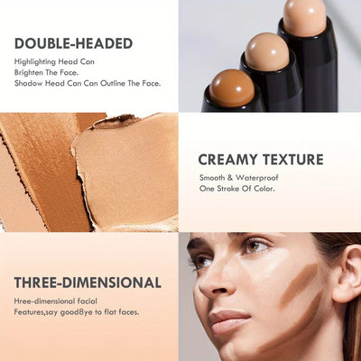 Contouring Stick with Double-headed by Wany Beauty