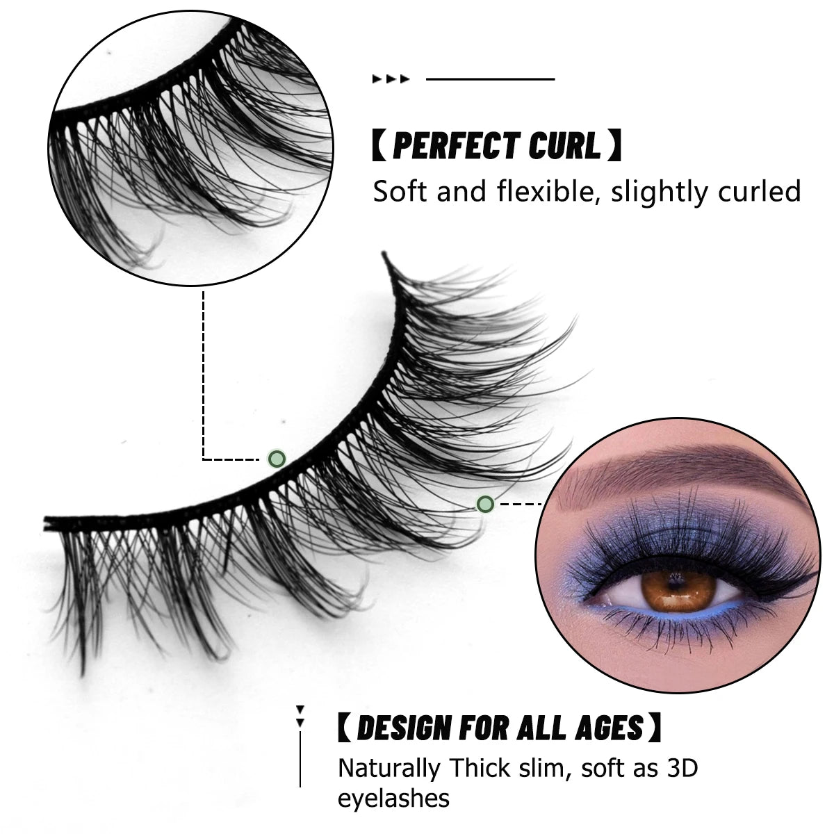 Natural Lashes GROINNEYA 3D by Wany Beauty