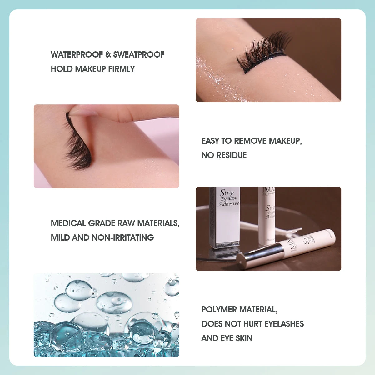 Eyelash Extension Glue, 5ml, Waterproof by Wany Beauty