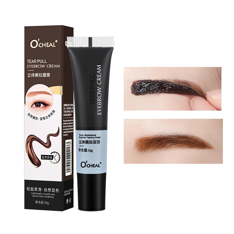Eyebrow Gel Peel Off Natural Tinting Tattoo Waterproof Long Lasting by Wany Beauty