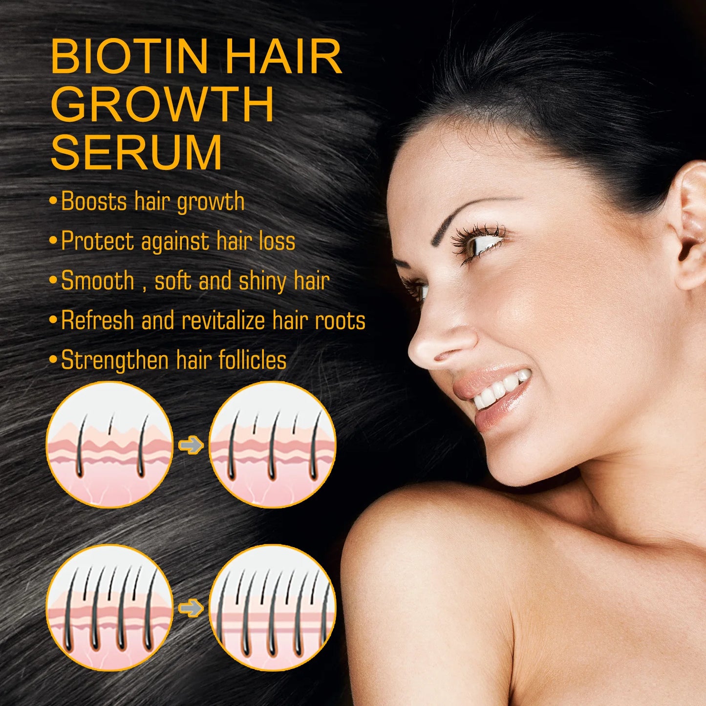 Magic Biotin Hair Serum is a powerful 5-in-1 by Wany Beauty