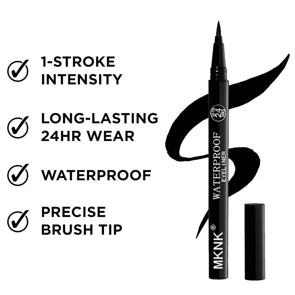 Long-lasting hard-tipped gel eye ultra-fine waterproof black by Wany Beauty