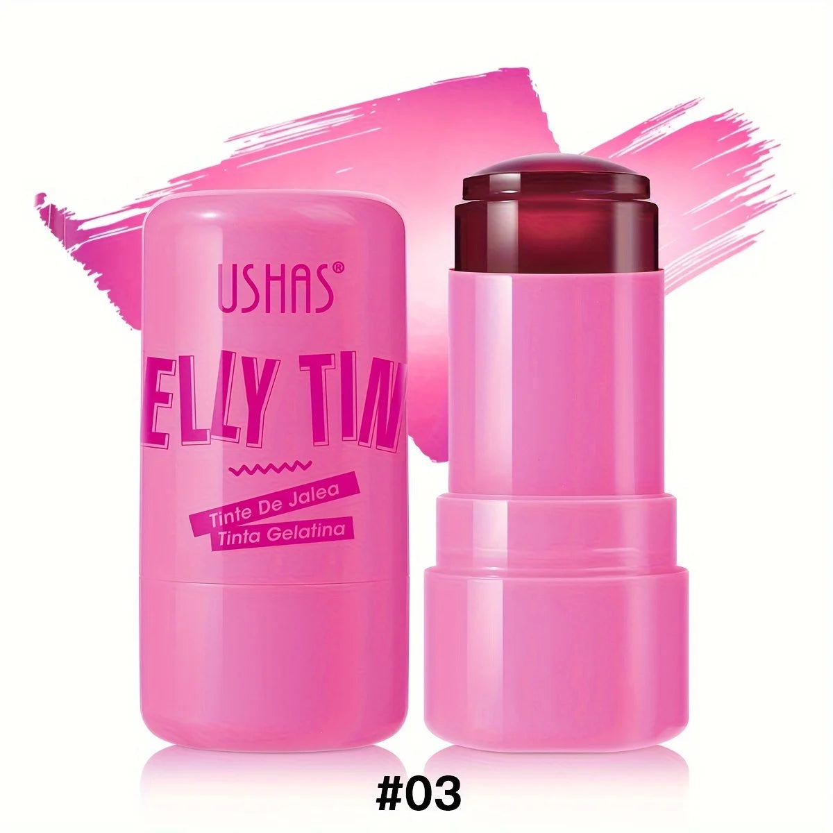 Jelly Blush Stick Lip Balm Eyeshadow 3-in-1 by Wany Beauty