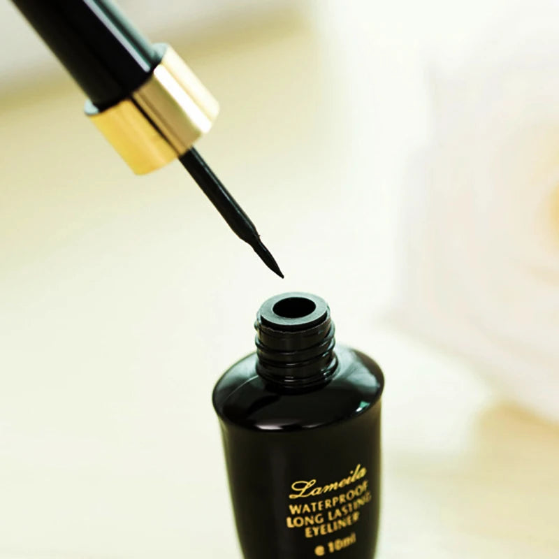 Long-lasting hard-tipped gel eye ultra-fine waterproof black by Wany Beauty