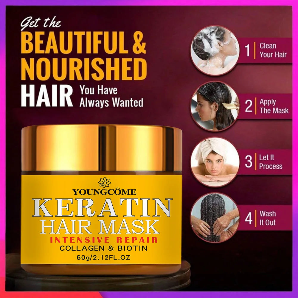 Hair Repairs Mask Collagen Keratin by Wany Beauty