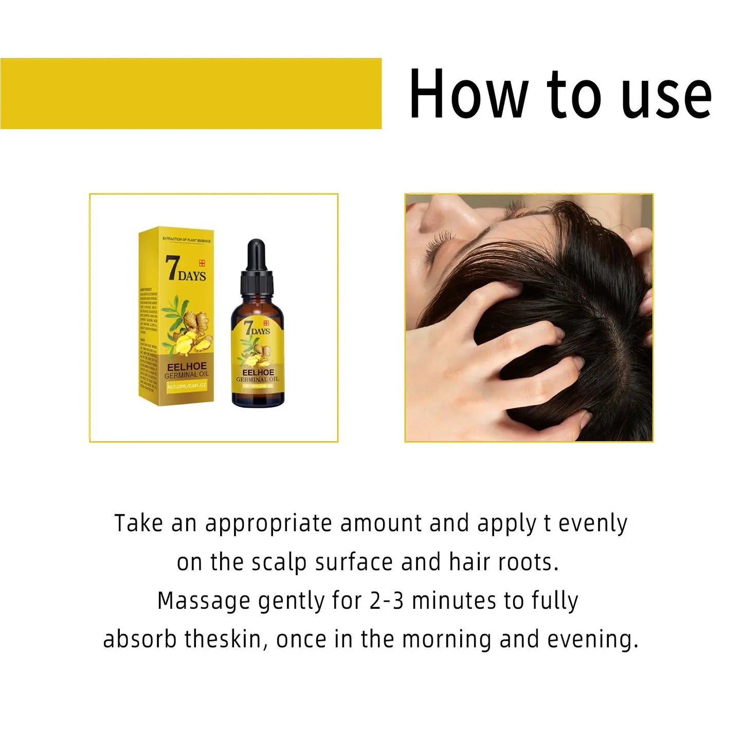 Ginger Hair Growth Oil — Strengthens, hydrates & boosts growth with 100% natural ginger oil. By Wany Beauty.