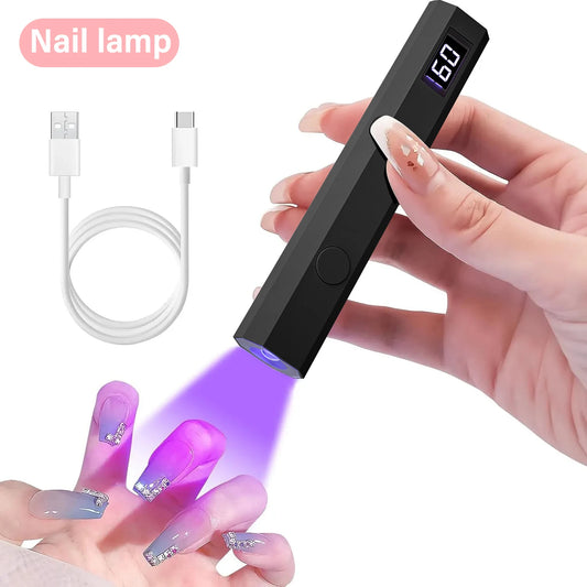 Mini lámpara de uñas con pantalla LED by Wany Beauty 