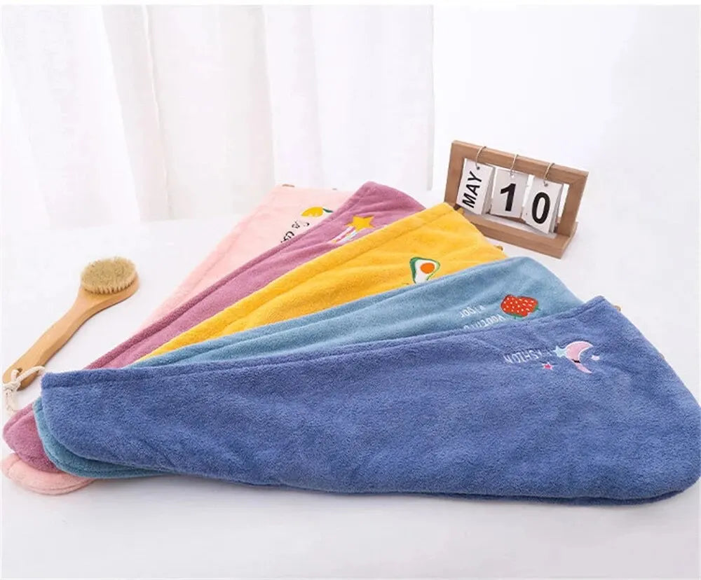 Rapid Dry Towel for Hair Microfiber Towels Anti Frizz by Wany Beauty