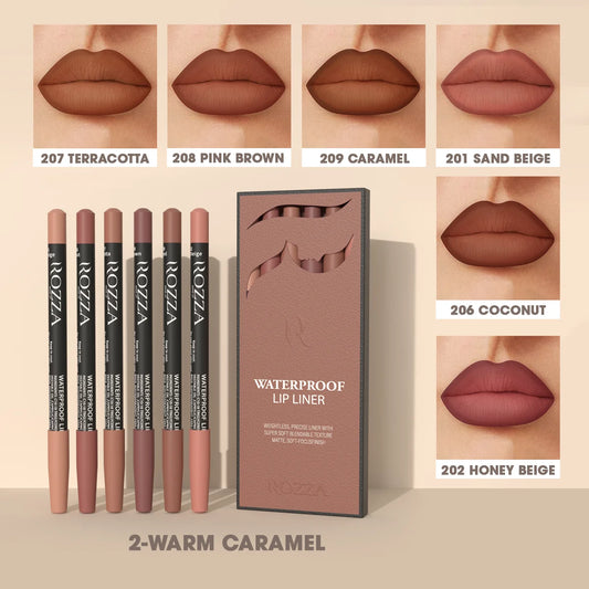 Waterproof Lip Liner Pencil Set by Wany Beauty