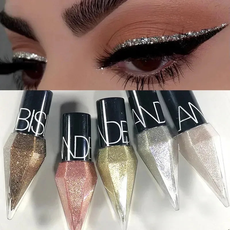 Diamond Shiny Eye Liners Eyeshadow Waterproof by Wany Beauty