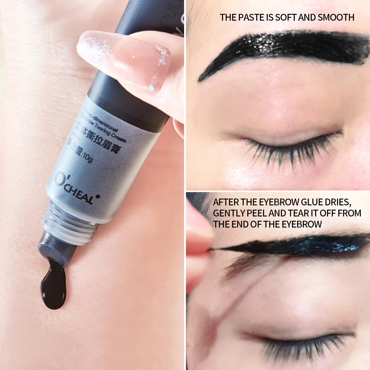 Eyebrow Gel Peel Off Natural Tinting Tattoo Waterproof Long Lasting by Wany Beauty